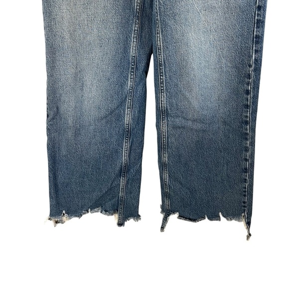 FREE PEOPLE x REVOLVE Straight Up Baggy Jean in Riverside Blue - Picture 6 of 11